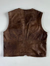 Vintage Premium Original Bomber Leather Vest (XL)