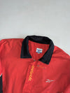 Reebok Vintage Spell-Out Windbreaker Jacket – Red/Black (XL)