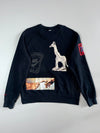 Nike Just Do It Graphic Print Crewneck Sweatshirt Black Men’s (L)