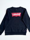 Levi's Batwing Logo Crewneck Sweatshirt – Black(S)