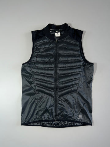 Nike Running Aeroloft 800 Black Down Puffer Vest (S)