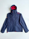 Superdry Original Windcheater Fleece-Lined Jacket – Navy/Red (L)