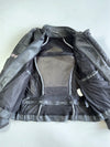 Difi Reflective Stripe Armored Leather Moto Jacket (2XL)