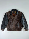 Rover and Jackes Premium Original Bomber Leather Jacket (2XL)