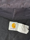 Carhartt Black Thermal-Lined Hooded Zip Sweatshirt (XL)