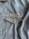 Diesel Industry Leather-Collar Denim Trucker Jacket (2XL/3XL)