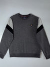 Youngpolo Vigor Colorblock Crewneck Sweatshirt  Grey/Black (XL)