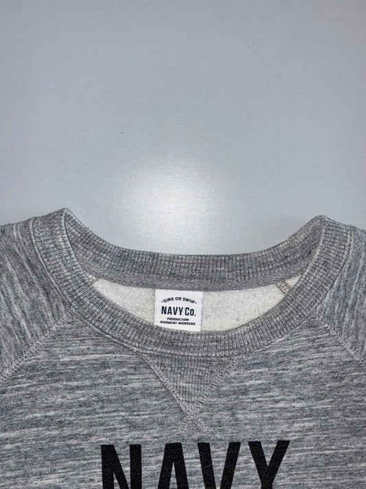 Navy Co. “Navy Concise” NC Production Raglan Crewneck Sweatshirt (L)