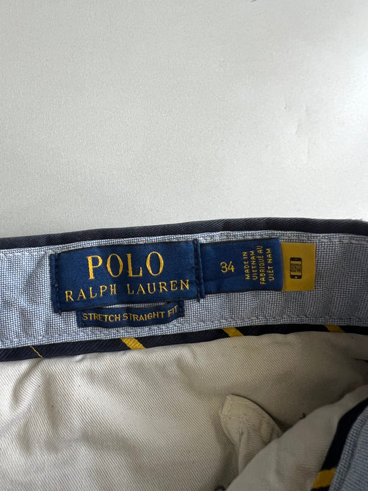 Polo Ralph Lauren Navy Chino Shorts Stretch Straight Fit (w:36) (L:18)