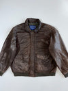 Savie Row Premium Original Pure Leather Jacket (2XL)