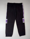 Vintage Jako Sport Track Pants – Black/Purple (W:38) (L:40)