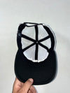 AMD Tech Embroidered Logo Black & White Mesh Trucker Cap (Adjustable)