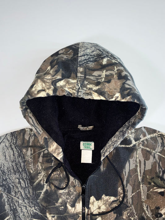 Ozark Trail Mossy Oak Camo Hooded Jacket (2XL)