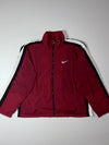 Nike | Maroon Colorblock Windbreaker  (L/XL)