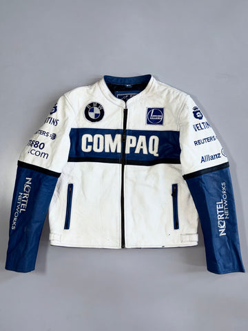 BMW Compaq F1 Sponsor Pure Leather Racing Jacket (XS)