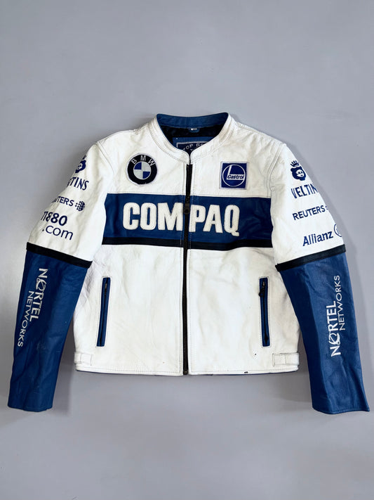 BMW Compaq F1 Sponsor Pure Leather Racing Jacket (XS)