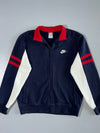 Nike Track Jacket Navy Red White Colorblock Full Zip(S/M)