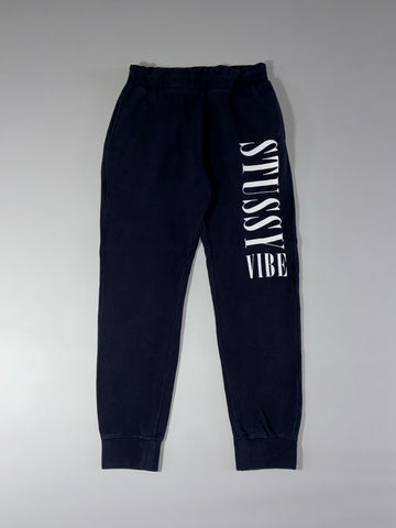 Vintage Stussy Vibe Navy Sweatpants (W:34) (L:42)