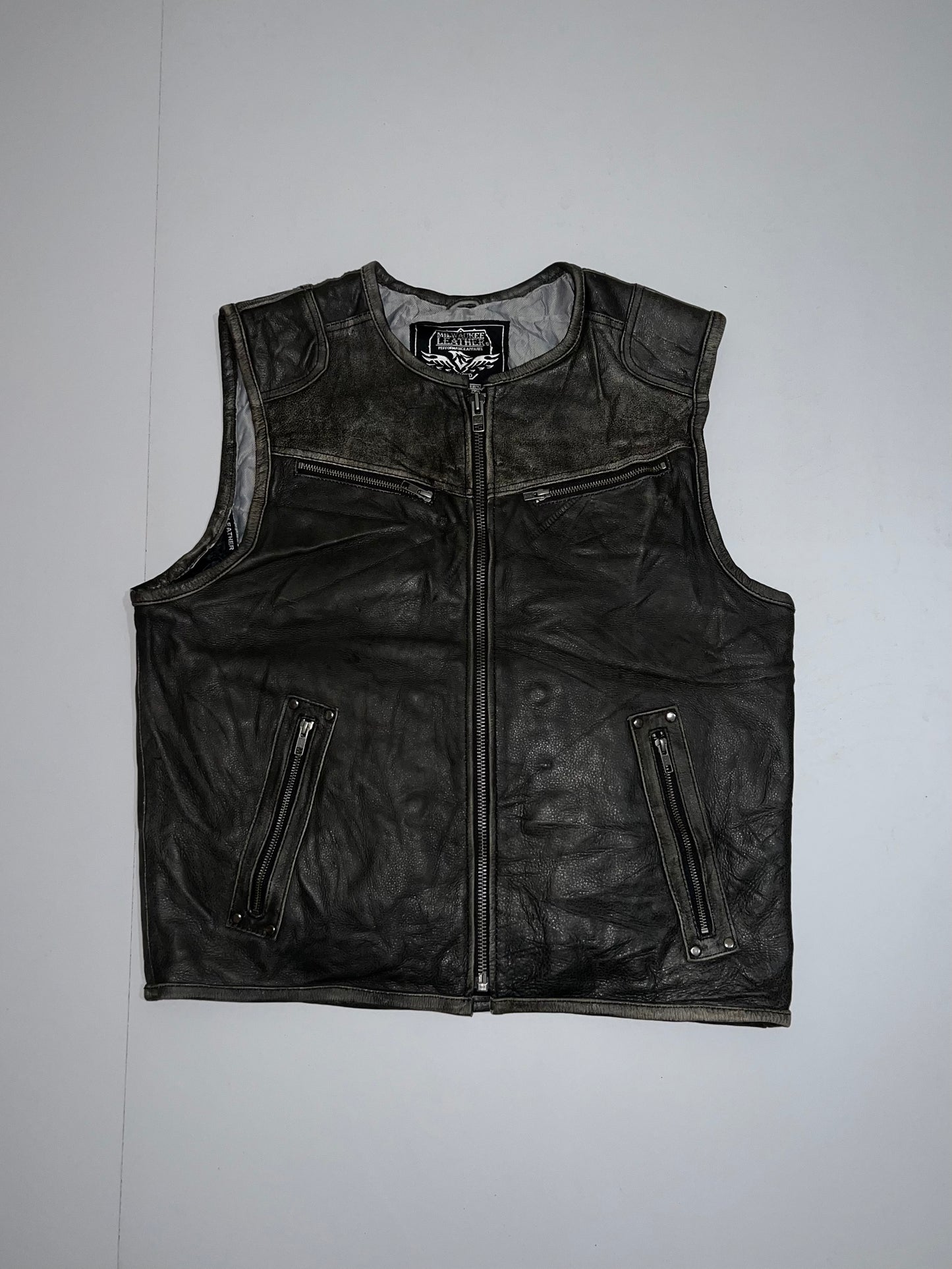 ZSuper Premium Original Half Leather Jacket (L)
