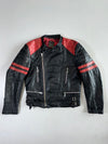 Echt Leder Red & Black Racer Jacket (M/L)