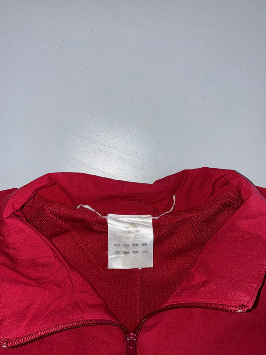 Adidas | 3-Stripe Piping Track Jacket | Red/Navy (XL)