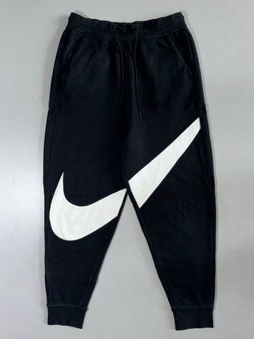Nike Big Swoosh Black Jogger Sweatpants Elastic (W:30|L:38)