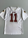 NFL Washington Redskins DeSean Jackson #11 White Football Jersey Women T-shirt (S)
