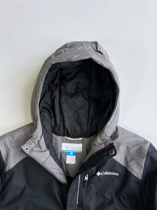 Columbia Two-Tone Colorblock Hooded Insulated Jacket (S/M)