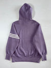 Vintage Adidas Purple Oversized Three Stripe Hoodie (XL)