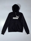 Puma Classic Logo Zip-Up Hoodie – Black (S)