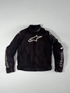 Vintage Alpinestars T-Jaws WP Armoured Motorcycle Racing Jacket Padded (S/M)