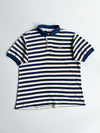 Lacoste Striped Polo Navy/White/Yellow (Xl)