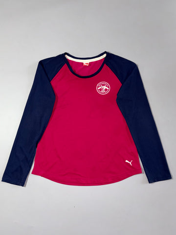 Puma Authentic Sporting Goods Raglan Long Sleeve Tee (Woman’s) (M)