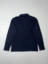 Vintage Fila Navy Blue Long Sleeve Polo Shirt (L)
