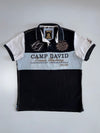 Camp David Black Colourblock Tennis Polo (XL/2XL)