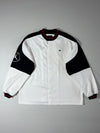 Jordan Brand Basketball Snap-Up Warm-Up Jacket – White/Black (XL)