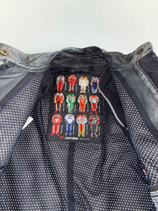 Dainese 2-Piece Leather Racing Suit m Pure leather moto suit, (PADDED)Jacket (XS) Pant (W:28)