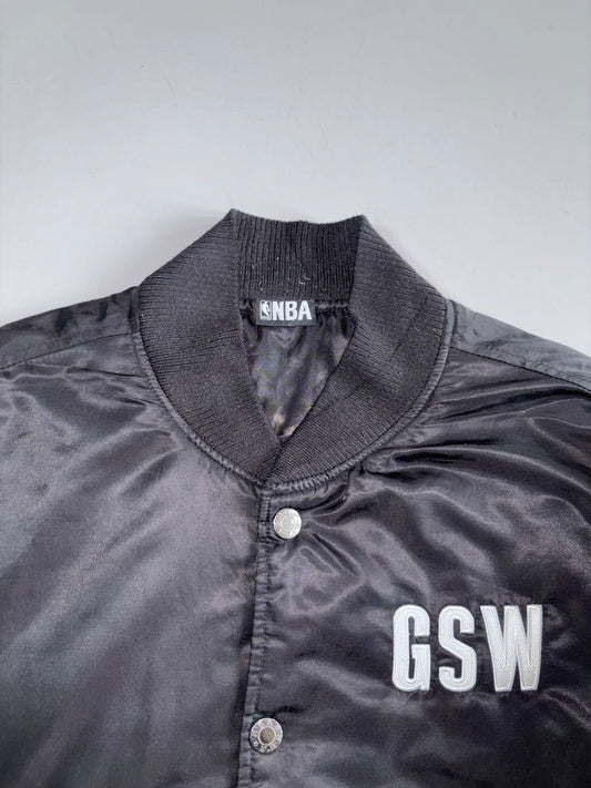 NBA Golden State Warriors “GSW” Varsity Bomber Jacket (XL)