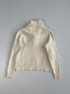Polo Ralph Lauren Quarter Zip Knit Sweater Cream (Xs)
