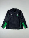 Under Armour Wales Rugby (WRU) Black Fleece Quarter-Zip (L)