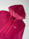 Champion Magenta Pink Full-Zip Hoodie – Printed Hood Lining & Reflective Logo | (S)