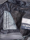 Richa Black Leather Motorcycle Pants with CE Protection & White Swoosh Detail Size 4C (W-31/L-39)