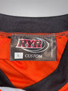 RYR Custom Philadelphia Flyers Hockey Jersey – Orange/Black (XL)