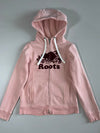 Roots Athletics Pink Zip Hoodie (S)