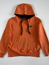 Nike Team Pullover Hoodie with Contrast Hood Lining – Orange/Black – (S)