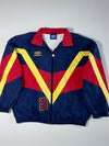 Vintage 90s Umbro "88 Calgary Edition" Windbreaker Track Jacket – (2XL/3XL)