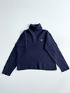 Lacoste Croc Logo Wool Turtleneck Sweater women’s – Navy (S)