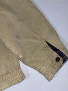 Vintage Polo Ralph Lauren Beige Harrington Zip Jacket | Classic Cotton Swing Jacket  (L)