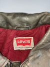 Vintage Levi’s Olive Leather Jacket (XL)