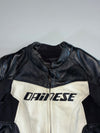Dainese Tricolor Racing Leather Suit (Knee Padded / Back Hump) (Jacket Size :XS) (W:28|L:37)